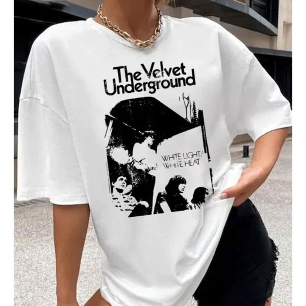 The Velvet Underground White Light White Heat Album Graphic Music T-Shirt 91